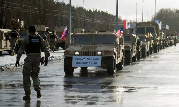 American soldiers during a welcome ceremony at the Polish-German border in Olszyna, Poland. Source: theguardian.com Photograph: Natalia Dobryszycka/AFP/Getty Images American soldiers welcome ceremony at polish german border Olszyna Poland min - 2017 Political & Economic Predictions by 7 Feng Shui Masters