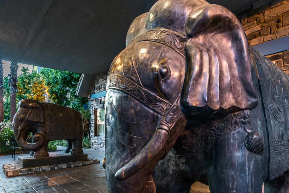 Elephants for Feng Shui are more common in Southeast Asia. Elephant Front Door Feng Shui Hotel min - 30 Feng Shui Products & Items: Meaning, Use, and Placement