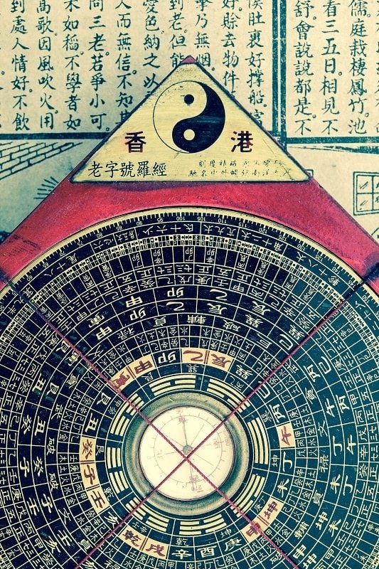 Feng Shui Luo Pan Yin Yang Writings Vertical - About Feng Shui Nexus