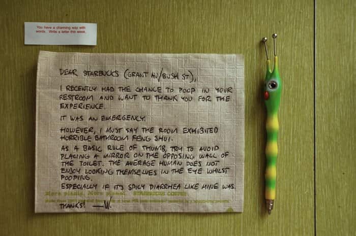 Not everyone likes to look at themselves when they use the toilet. feng shui restroom mirror placement napkin message min - 21 Feng Shui Mirror Placement Rules and Tips for Your Home