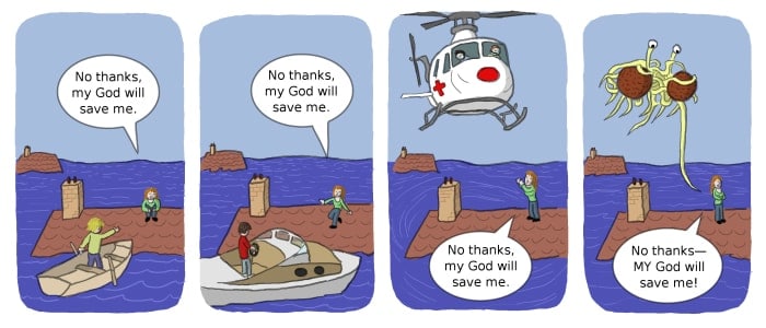 Image Source: Inspirations for Living Blog god will save me comical min - The Cosmic Trinity and Limitations of Feng Shui’s Influence Over You