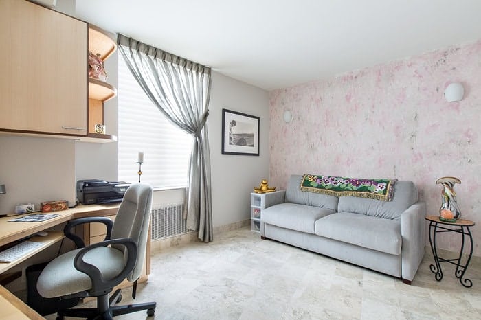 Second floor guest bedroom turned office. second floor guest bedroom office min - How a Small Change in Office Door Feng Shui Led to New Business Opportunities