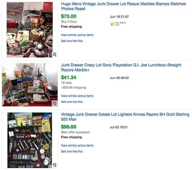 You’d be surprised on what you can sell on eBay. Image from 25 surprising things you can sell on eBay. sell clutter on ebay - 19 Easy Decluttering Tips to Improve Feng Shui and Your Life