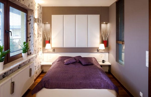 In small bedrooms, your bed is likely placed in both lucky and unlucky areas of your Kua. Small Bedroom Interior Designs Feng Shui - When Feng Shui Bed Placement Rules Conflict: Which Should You Use?