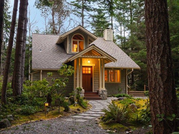 Your house, apartment, or condo also has a Kua number, just like you. Small house in woods - Applying Feng Shui to Couples with Opposite Kua Groups