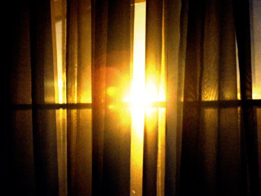 Sunrise shining through the curtains. sun rise through the curtains by maddiegeorgia - Why Sleeping with Head Under Window is Bad Feng Shui