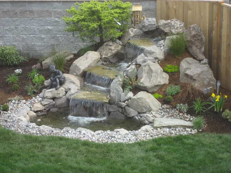 The association between wealth and the Water Element is based on movement, which a water feature brings. water fountain feng shui backyard min - Can Feng Shui Help Us Become Rich?
