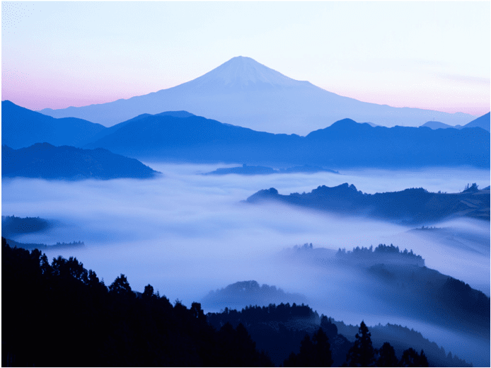 Form School Feng Shui looks at the visible parts of the environment, such as the landscape of a mountain range. Blue mountain tops landscape feng shui form school min - How to Practice Feng Shui Holistically and Interpret It Correctly
